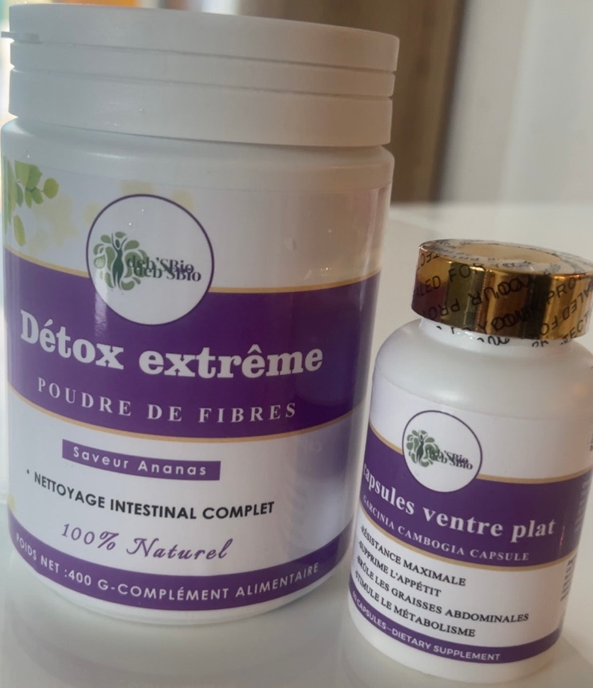 Kit accélérer poudre de fibres & gélules